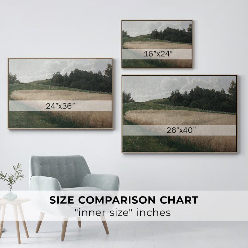 «Vintage Landscape -L» sur toile
