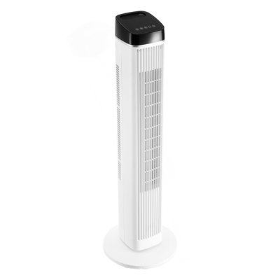 40" Oscillating Tower Fan 9H Timer 22 Ft/S High Velocity With Remote Control