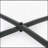 Stylish and Sturdy Steel Side Table with Symmetrical Design and Complementary Finish