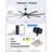 84/96 Inch Industrial Ceiling Fan with Lights and Remote, with 8 Aluminium Blades,Works with Alexa-199098290-201052635