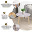 Ensemble de 2 tables gigognes Triangle Nesting