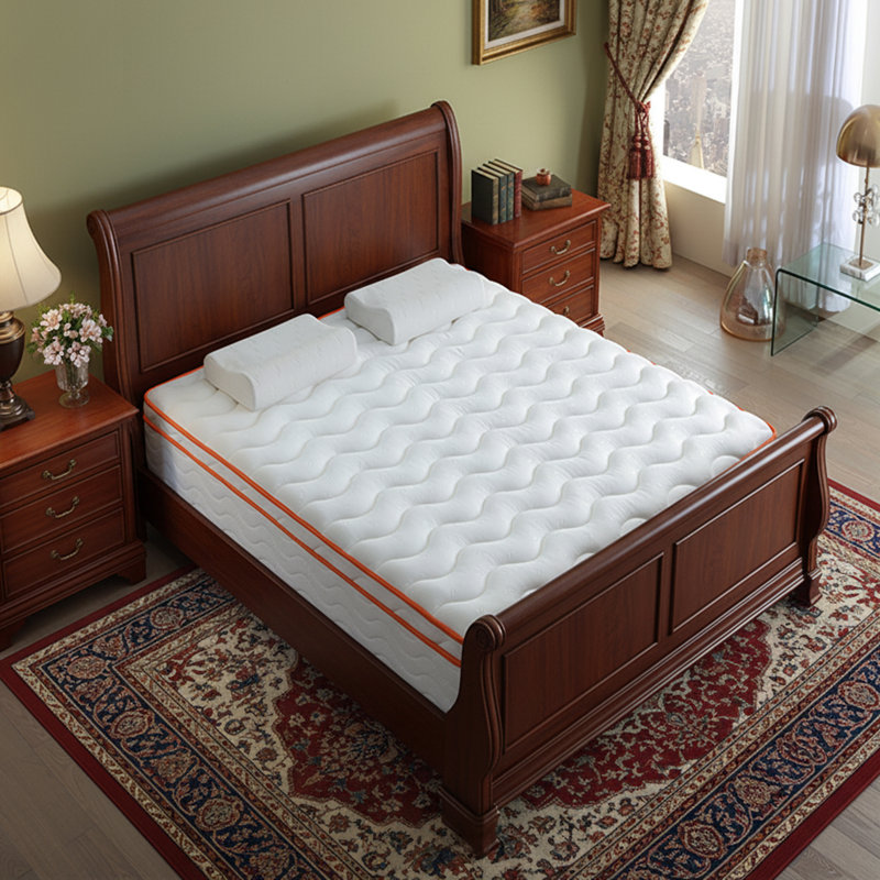 Premium Hybrid Mattress In A Box With Memory Foam And Pocket Springs For Optimal Comfort Support And A Breathable Medium-Firm Feel