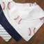 Baseball Patch Fabric Bandana Baby Bibs by Sweet Jojo Designs