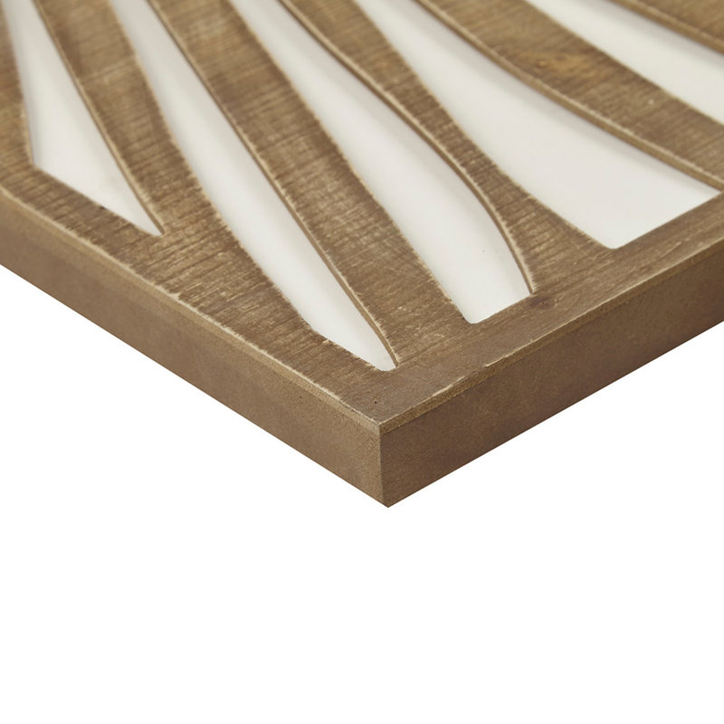 Birch Palm Two-Tone 2-Piece MDF Wall Panel Set