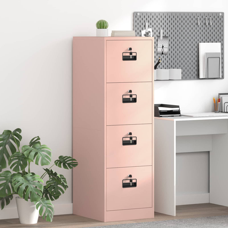Storage Cabinet, Pink