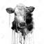Imprimé mat pour la maison Jersey Cow
