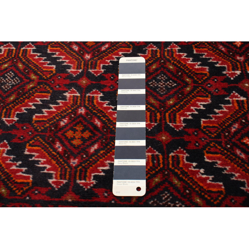 Tapis rectangulaire en laine noué à la main de conception unique 3 pi 3 po x 5 pi 10 po nouvel âge Stingley