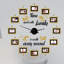 Horloge murale surdimensionnée 52,6 po Rowana
