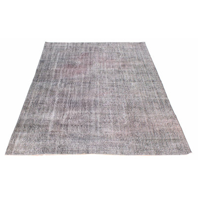 One-of-a-Kind 6'6" X 9'10" New Age Wool Area Rug in Black