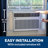 GE Profile ClearView™ 10,000 BTU Inverter Smart Ultra Quiet Window Air Conditioner for Medium Rooms up to 450 sq. ft.