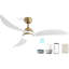 Ventilateur de plafond à 3 pales avec télécommande et lumière DEL - Loynaz-1585149796