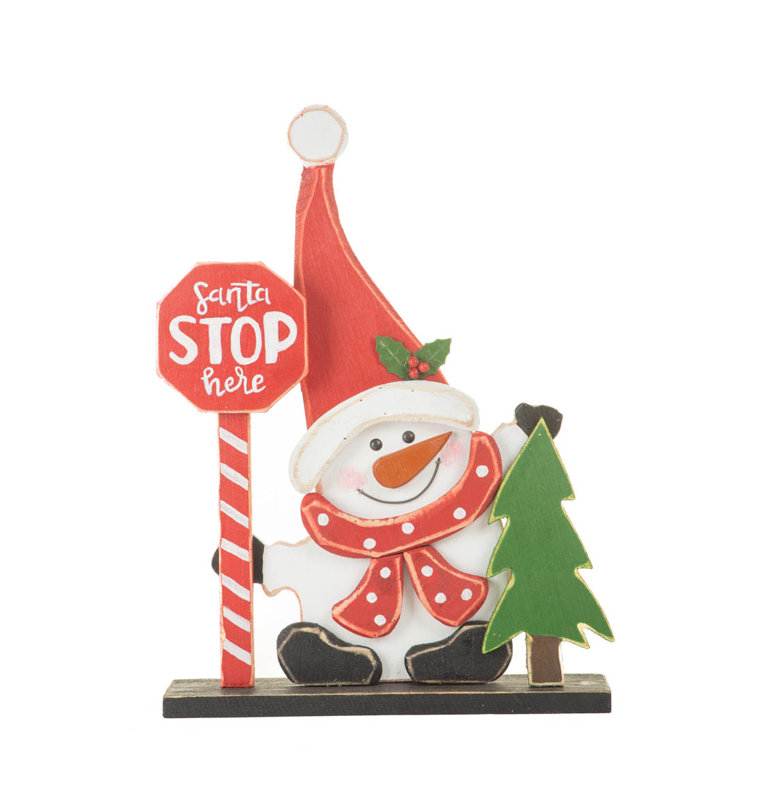 Bonhomme de neige rouge