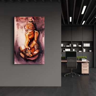 Peinture décorative en verre trempé