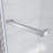 Frameless Sliding Bathtub Door 56-60 In.W X 62 In.H,Bypass Tub Glass Sliding Shower Doors,3/8"(10Mm) Thick Clear Tempered Glass,Heavy Duty Stainless Steel Hardwares,2Pcs Rectangle Handles