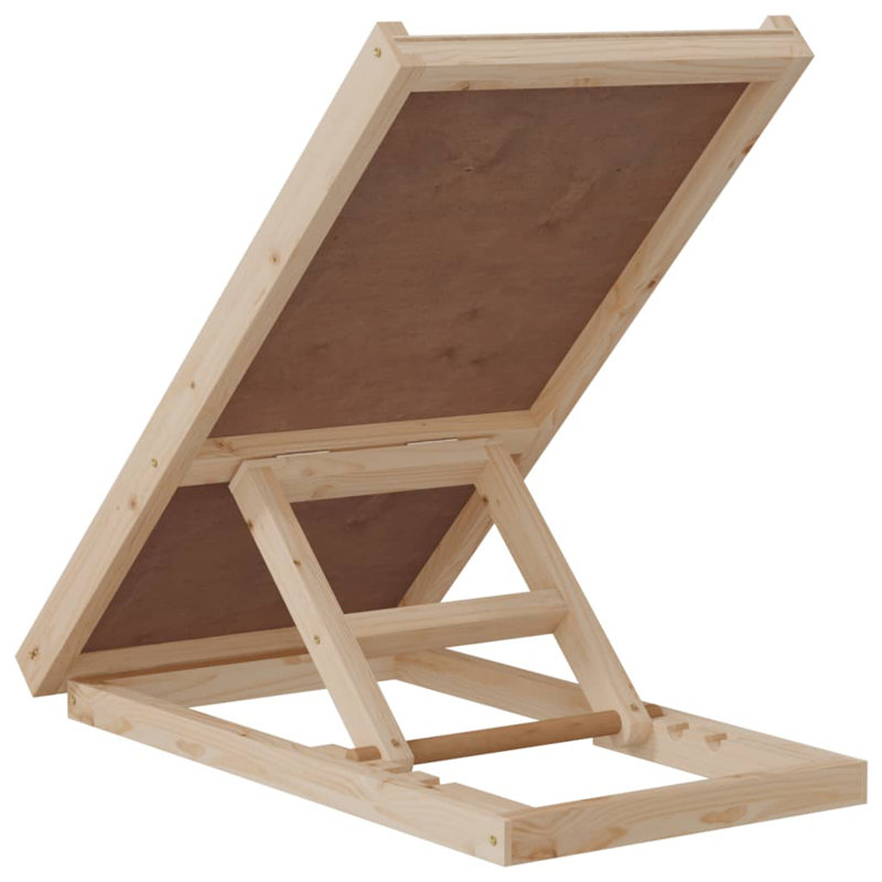 Dormilee chien rampe gris bois de sapin massif, Gray, 27,6 po x 13,8 po