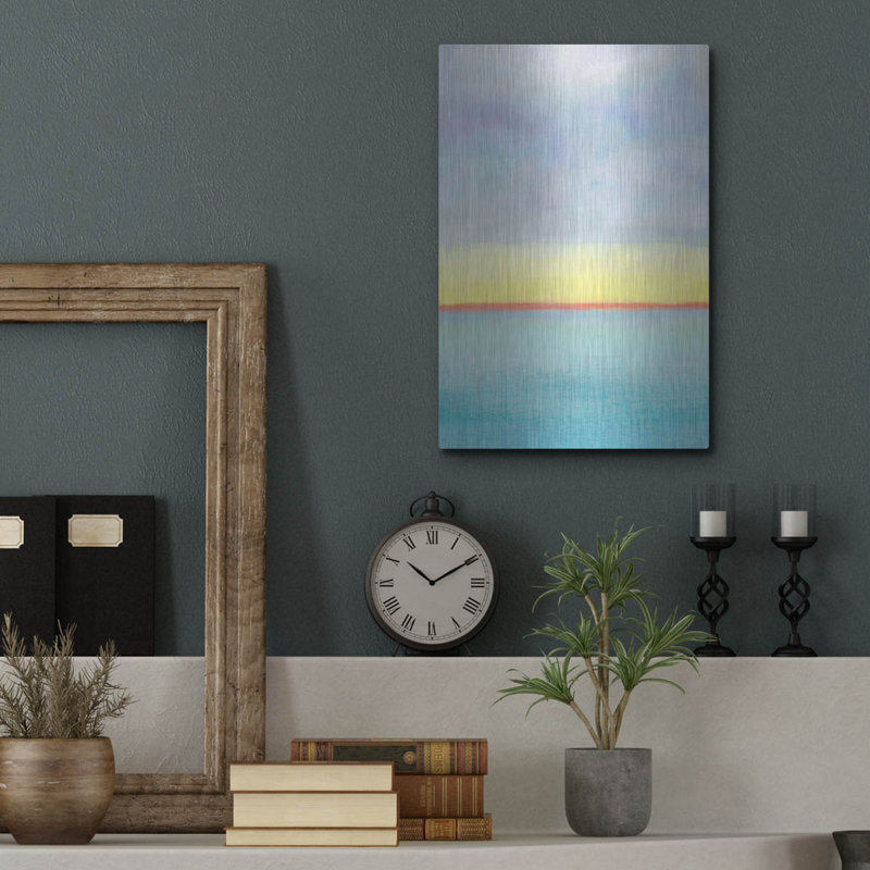 Art mural en métal Lark Manor ™ «Meadow 2» par Jan Weiss, H 16 po x l 12 po