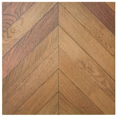 Carreaux de sol en vinyle autocollant de 0,06 po d'épaisseur l 12 po x L 12 po