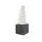Odom Marble Stacked Stone Abstract Sculpture With Black Block Base