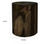 Table d'appoint Eray, forme de tambour, bois de manguier, 18 po-112254013