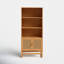 Bibliothèque Isik, 2 portes, naturel-1614541129