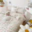 Ensemble de housse de couette chic 100% coton imprimé de fleurs-110239080-110239084