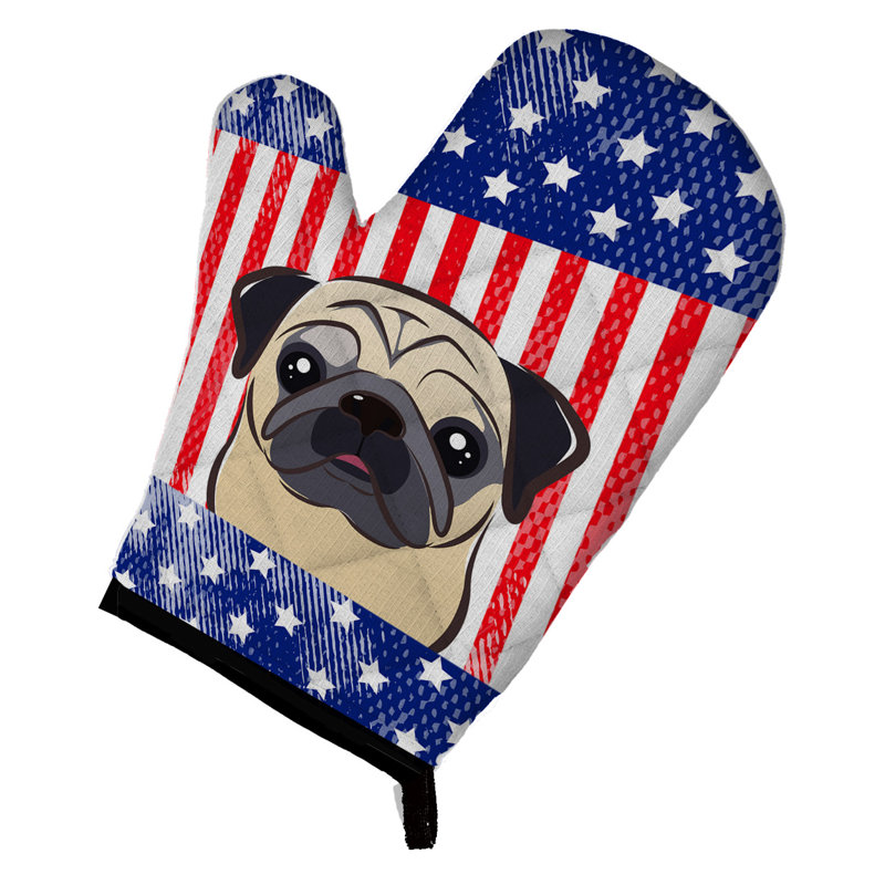 Carlin de four à caroline à trésors American Flag, Fauve