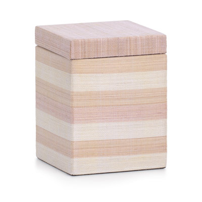 Striate Bathroom Storage Container