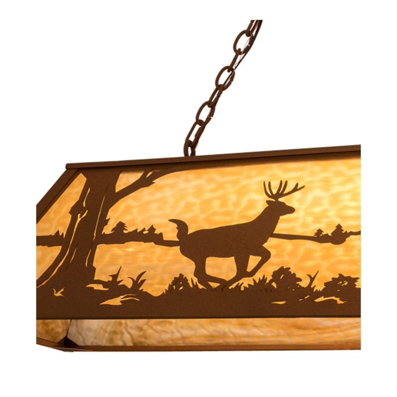 Deer At Lake 9 - Light Pendant