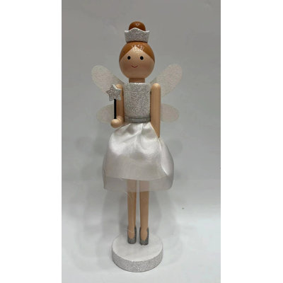  Glittering Fairy Nutcracker Princess F07M6-2 White