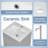 Louise 30'' Single Bathroom Vanity With Ceramic Top-141302414