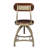 Orduna Swivel Solid Wood Adjustable Height Counter Stool