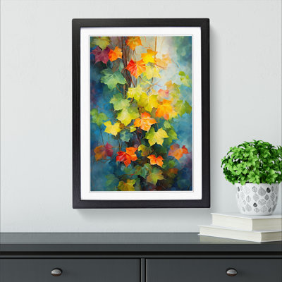 Ivy Leaf Impressionism - Framed Print