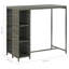 Gardette Rectangular Wicker Outdoor Bar Table , 120cm cm W 60cm cm D-1944017349