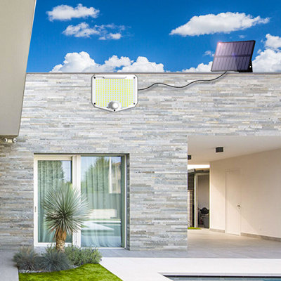 LED Dusk to Dawn Outdoor Security Flood Light with Motion Sensor and Timer