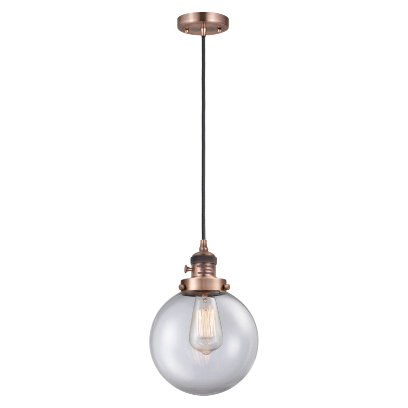 Luminaire suspendu sphère 1 lumière Lorri