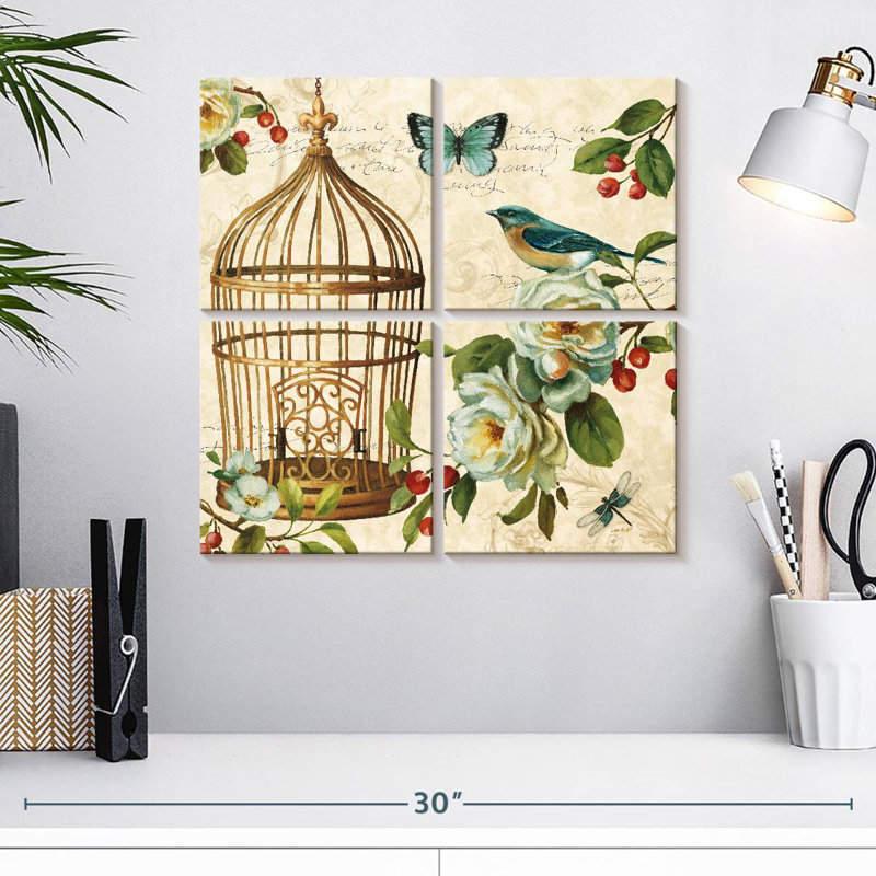 Cage dorée Brampt Free As A Bird II, H 18 po x l 18 po
