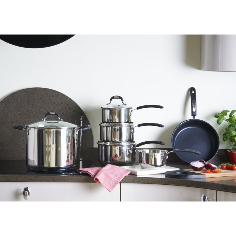 Everyday Stainless Steel Saucepan with Lid, 20 cm