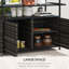 Table de bar en rotin PE