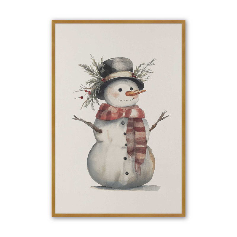 «Jolly & Bright», reproduction d'art, 16 po x 20 po, Or poli