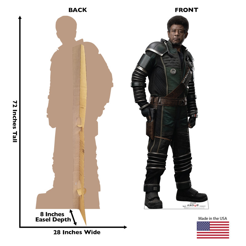 72 x 28 in. Life-Size Saw Gerrera Cardboard Cutout