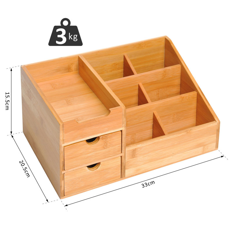 Walk Desk Organiser, Yellow