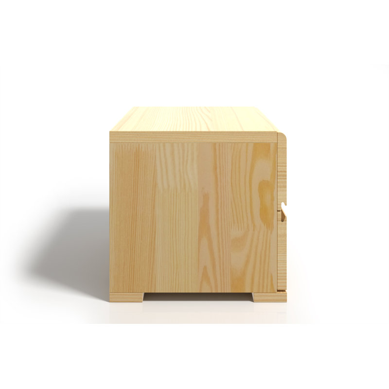 Vick 40cm W Solid Wood Bedside Table