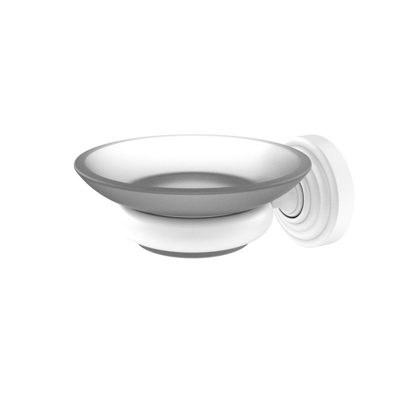 Porte-savon mural Beresford, Blanc mat