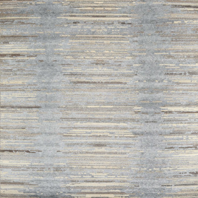 Tapis contemporain gris / beige
