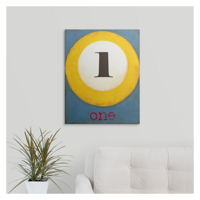 «Graphic Pool I» par Jennifer Goldberger, H 20 po x l 16 po x P 1,5 po, Toile