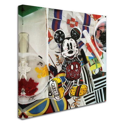 Rough' Graphic Art Print on Wrapped Canvas -  Trademark Fine Art, ALI13338-C1414GG