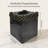 Arabesque Collection Elegant Brass Coated Tissue Box Cover for Bathroom Decoration or Christmas Gift