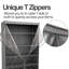 Étagère de rangement en grillage avec panneau transparent, H 72 po x l 36 po x P 18 po-1916518975