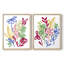 «Bold Brushstroke Blooms I», reproduction encadrée de qualité supérieure - prête à être accrochée - aucun clou requis - aucun clou requis-108151675-108151677