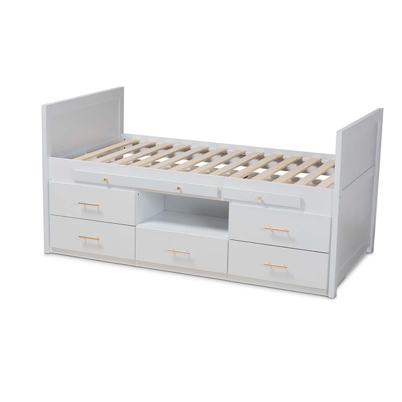 Johnmartin Standard Bed with Drawers and Shelves
